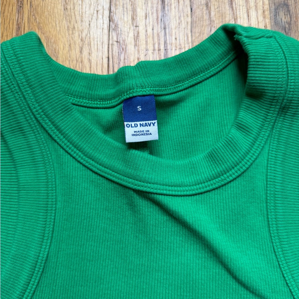Old Navy Bodycon Green Dress - Picture 2 of 3